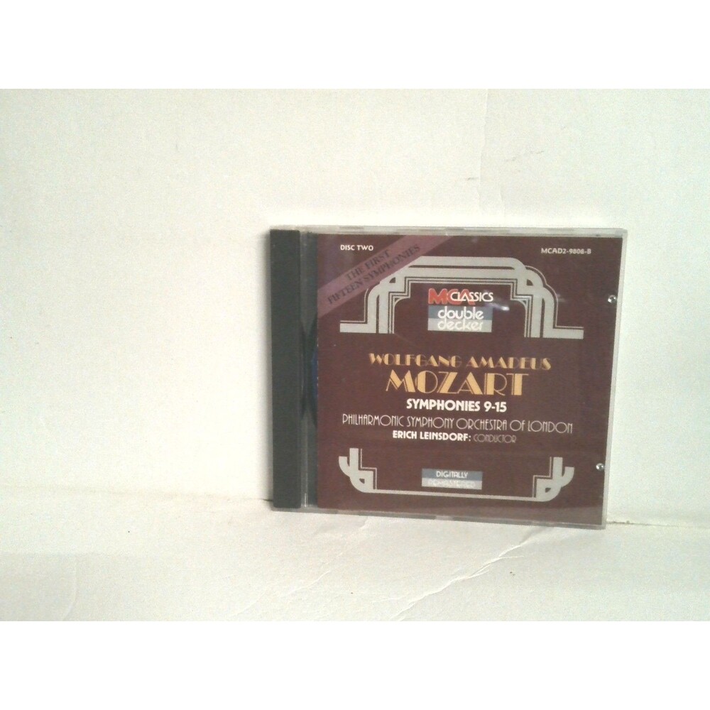 Wolfgang Amadeus Mozart Symphonies 9-15 Disc 2 CD 1988